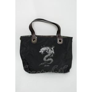 Jean Paul GAULTIER / BAGVサイバーリバーシブルトート  黒ｘ玉虫 S-24-02-12-026-GO-BG-AS-ZS｜closetchild-online