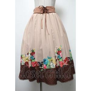 EXCENTRIQUE / Concertoコルセットスカート S/M ボルドー H-25-10-28