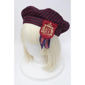 【SALE】Angelic Pretty / Universityベレー  ワイン S-24-11-...