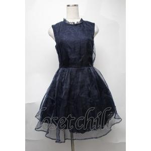 LIZ LISA / チュール重ねワンピース  紺 S-25-08-11-033-LO-OP-AS-...