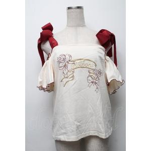 【SALE】LIZ LISA / プリントオフショルトップス  キナリｘボルドー S-25-09-1...