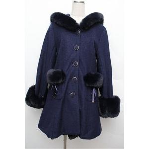 LIZ LISA / セーラー襟コート  紺 S-25-12-24-061-LO-CO-HR-ZTC...