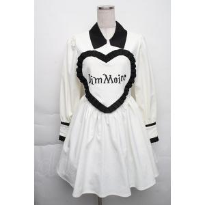 DimMoire / ハートフリルワンピース  白 S-25-12-01-047-LO-OP-HR-...
