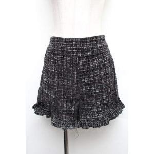 LIZ LISA / ツイードセットアップのパンツ  黒 S-26-01-18-053-LO-OP-...