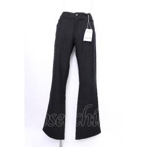 INGEBORG / ストレッチパンツ  黒 S-26-07-09-057-LO-PA-HR-ZS