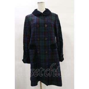 Jane Marple / COATインペリアルモッサのシャーロットコート M ブルー