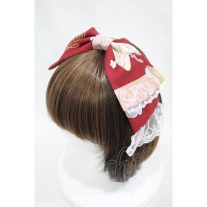 Angelic Pretty / Memorial Tea Museumカチューシャ  ワイン H-...