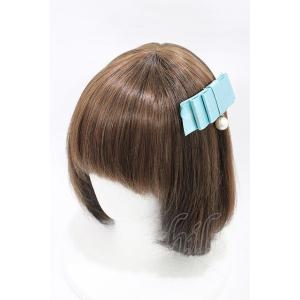 Angelic Pretty / Doll's Ribbonバレッタ  サックス H-26-03-0...