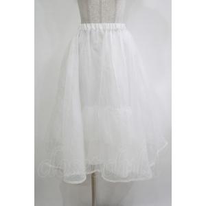 Sheglit / ロングバッスルパニエ  白 H-25-12-11-036-EL-SK-KB-ZH