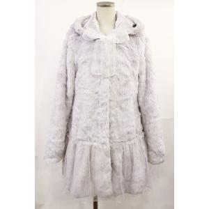 LIZ LISA / オーガンジーリボンファーコート Free ラベンダー H-25-07-07-1...