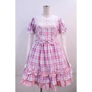 Angelic Pretty / Sprinkle Heart Tartanワンピース  ピンクチェ...