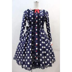 Angelic Pretty / Dolly Marineワンピース  ネイビーＸ白Ｘ赤 I-24-...