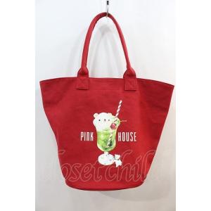 SALE】PINK HOUSE / LeSportsac×PINK ピンクハウスベアトートバッグ