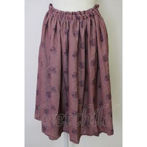 【SALE】Fi.n.t / ローズダイヤ柄スカート  ピンク T-24-11-03-022-CA-...