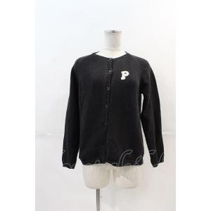 【SALE】PINK HOUSE / Pデザインニットカーディガン L 黒 I-24-12-20-0...
