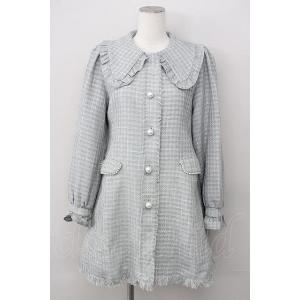 pium ぴうむ フリル切替　チョーカー　カット　ワンピース グレージュ フリル切替チョーカーカットワンピース – pium