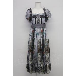 Ozz oneste / Valkrie神殿モチーフワンピース  GRAY T-25-10-24-0...