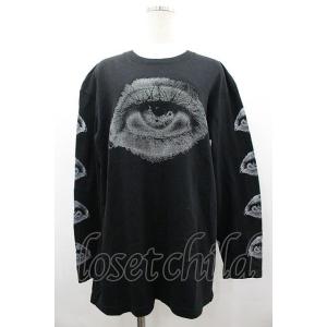 MALICIOUS.X / Sanpaku eyes long sleeve T-shirt  黒 ...