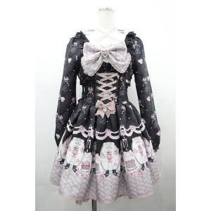 LIZ LISA / Melty Chocolate ワンピース  黒Ｘピンク I-26-04-01...