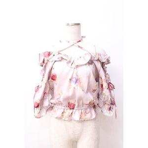 LIZ LISA / ローズ柄トップス 0 ピンク Y-25-08-18-007-LO-TO-SZ-...