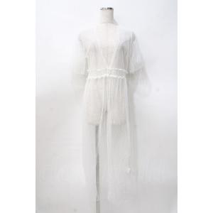 LIZ LISA / チュールロングガウン 0 白 Y-25-07-27-019-LO-TO-SZ-...