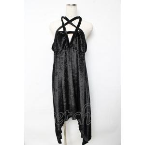 KILL STAR / MAGI VELVET RACERBACK DRESS XL 黒 Y-25-...