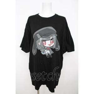 NieR Clothing / 擬人化プリントCOTTON CUTSEW XL 黒 Y-26-07-...