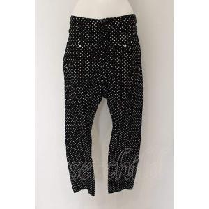 WORLD WIDE LOVE！(Rydia) / スマイリードットコーデュロイパンツ 1 ブラック...