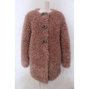 【SALE】Shirley Temple / 3つリボンプードルファーコート 160ｃｍ ピンク O...