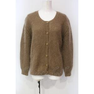 KANEKO ISAO / ケーブルニットカーディガン  ブラウン O-25-06-10-087-E...