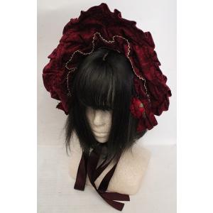 metamorphose / Dim lightハーフボンネット  ワイン O-26-05-17-0...