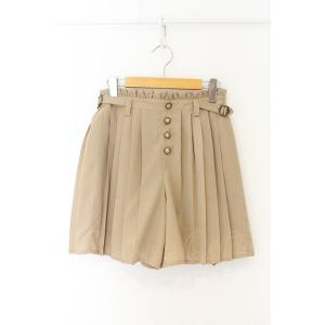 axes femme / プリーツキュロット M ベージュ O-26-07-02-013-AX-SK...