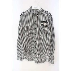 【SALE】WORLD WIDE LOVE！(Rydia) / アップリケギンガムウェスタンシャツ ...