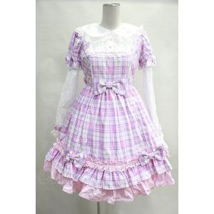 Angelic Pretty  / Sprinkle Heart Tartanワンピース H-23-...