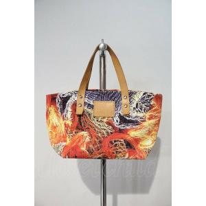 【USED】Vivienne Westwood / ネットプリントハンドバッグ&lt;br&gt;  赤X青Xブ...