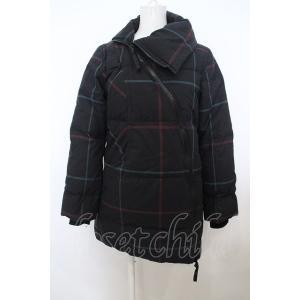 【USED】Vivienne Westwood /アシンメトリーチェックダウンジャケット ヴィヴィア...