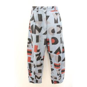 【USED】Vivienne Westwood / ALPHABET PRINT タックワイドデニム...