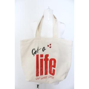 【USED】Vivienne Westwood / Get a Lifeトートバッグ アイボリー 【...