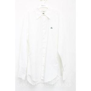 ヴィヴィアンウエストウッド 中古 / カラーオーブ刺繍長袖シャツ 50（メンズXL相当） 白  H-...
