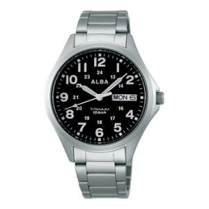 国内正規品 SEIKO ALBA AQPJ402 電池式クオーツ 電池寿命約３年 10気圧防水 日付曜日つき セイコー アルバ メンズ 腕時計｜clost