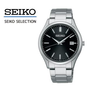 国内正規品 SEIKO SELECTION SBPX147 ソーラーウォッチ 10気圧防水 日付つき シンプル ブラック セイコーセレクション Sシリーズ メンズ 腕時計｜clost