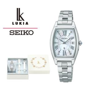 SEIKO LUKIA 国内正規品 セイコールキア SSQW077  池田エライザ 限定モデル  10気圧防水 ソーラー電波 カレンダー  LUKIA Grow  ブルースター レディース 腕時計
