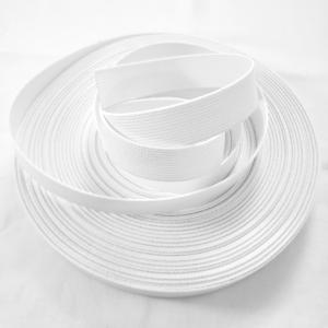 織ゴム 平ゴム 手芸ゴム 裁縫ゴム 洋裁ゴム 白 25mm×15m