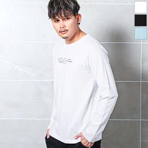 ロンT メンズ 長袖Tシャツ ロゴ プリント ワンポイント カットソー
