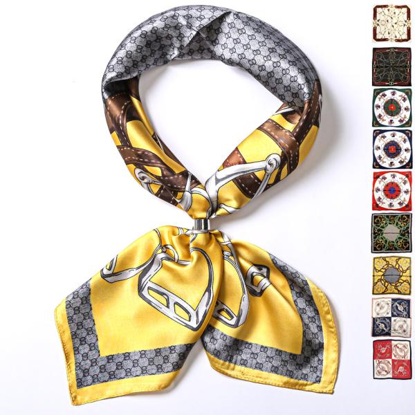 ▲メール便対象▲ スカーフ メンズ レディース バンダナ 大判 アソート柄 ペイズリー リング付き ...