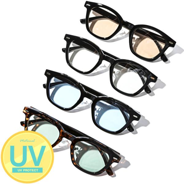 ウェリントンサングラス メンズ レディース ユニセックス UVカット 紫外線カット サマー 夏 黒縁...