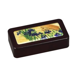 彩光舎 七宝焼き 印鑑ケース 印章ケース カキツバタ 020-07