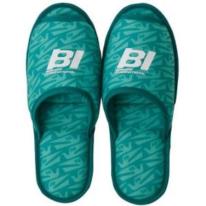 イデアインターナショナル Braniff ポータブル 携帯 スリッパ グリーン BRF005-GR 1足 おしゃれ カラフル 折りたたみ コンパクト