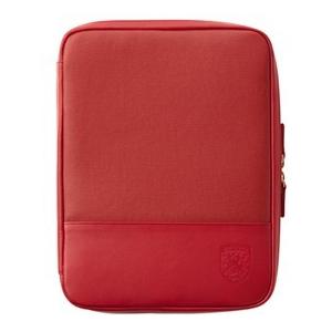 BRUNO レザー 牛革 タブレットケース iPadオーガナイザー レッド 
