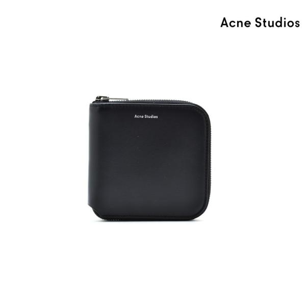 【並行輸入品】アクネストゥディオズ 財布 コンパクト ラウンドファスナー ブラック メンズ レディー...